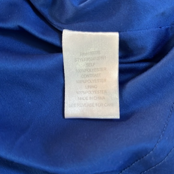 DANIEL RAINN Lined Royal Blue Dress, Size Large - Picture 7 of 12